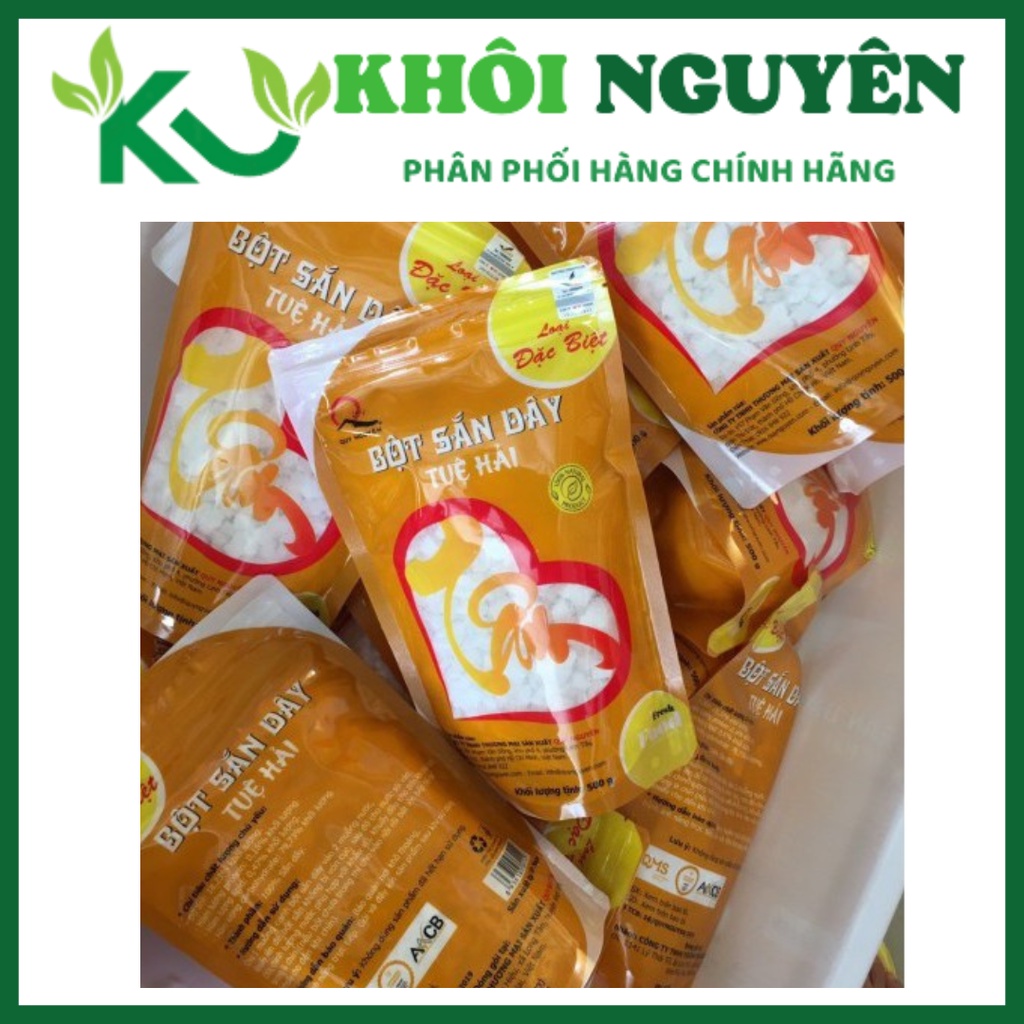 Bột sắn dây Quy Nguyên thầy Tuệ Hải gói 500g (loại đặc biệt) - chùa Long Hương