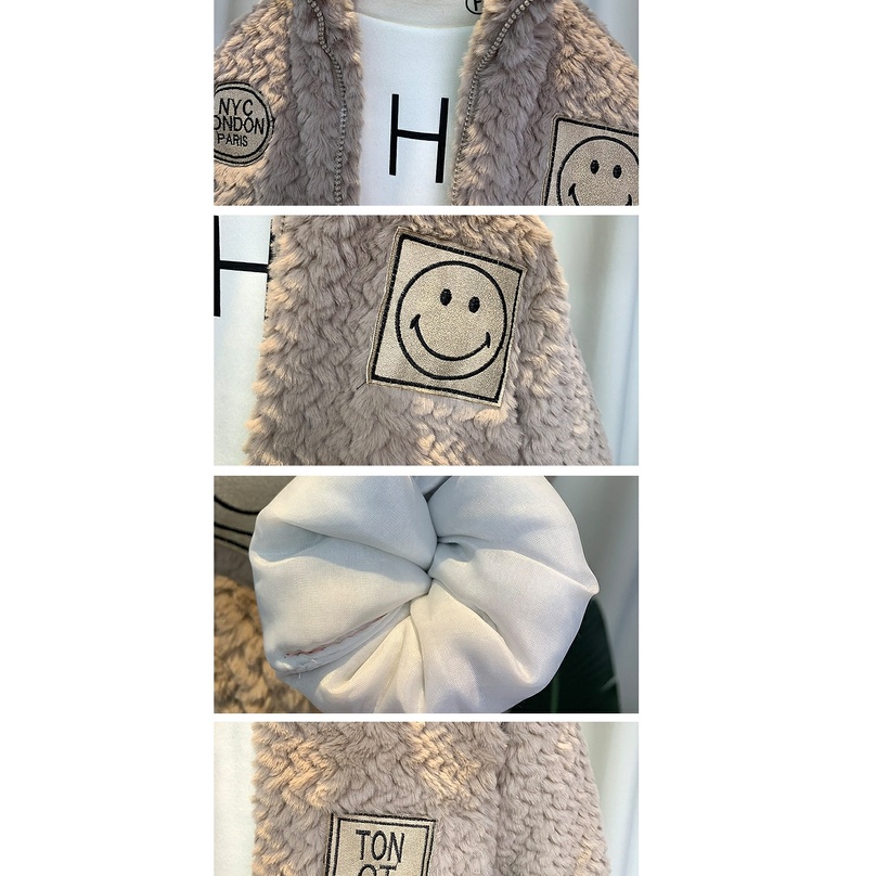 Áo Khoác Lót Lông Cừu Dày Dặn Thời Trang Thu Đông Cho Bé Trai