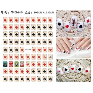 Sticker lá bài nhiều mẫu mới