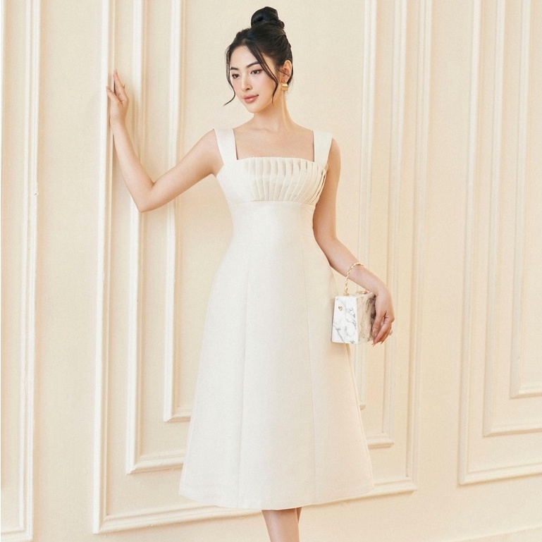 RECHIC Đầm Dài Edwina kiểu hai dây dáng cúp ngực sang trọng thanh lịch phù hợp đi tiệc