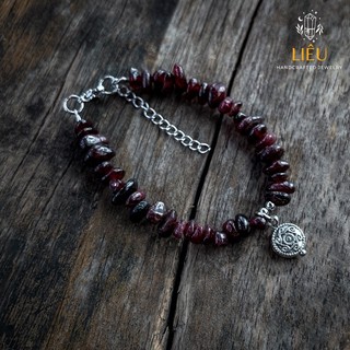 Vòng tay Garnet thô