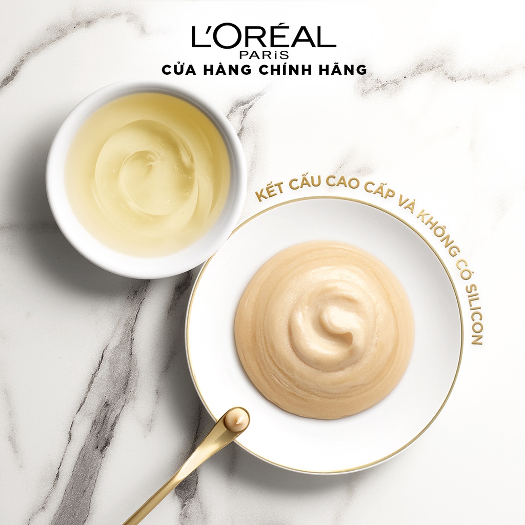 Bộ gội xả dưỡng tóc suôn mượt tóc cao cấp L'Oreal Paris Extraordinary Oil Smooth 440ml x2