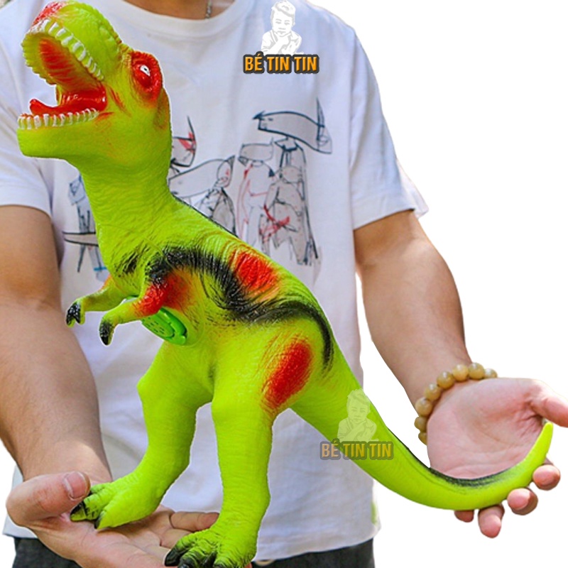 Đồ chơi khủng long mô hình cao su có nhạc cho bé - Đồ Chơi TinTin