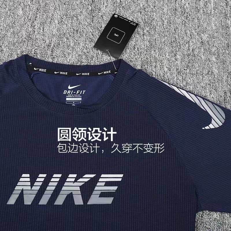 Áo thun thể thao nam tay ngắn thoáng khí mau khô thời trang mùa hè