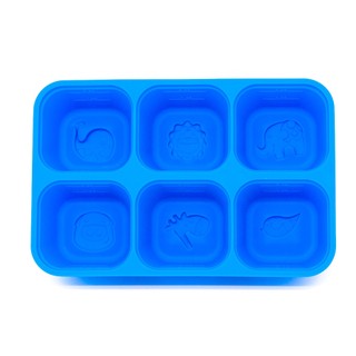 Khay Silicon Trữ Đông Đồ Ăn Dặm Cho Bé Marcus & Marcus - Lucas (60ml x 6 Ngăn)