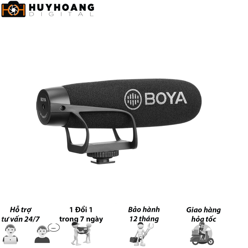 Microphone BOYA BY-BM2021 cho Smartphone và Camera