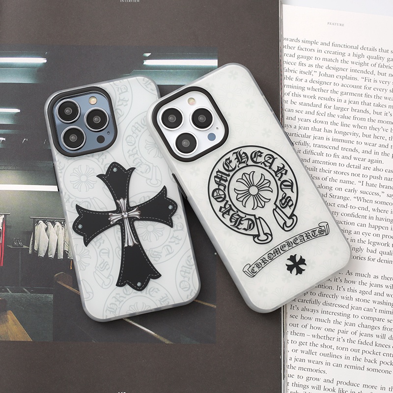 Ốp Điện Thoại Nhựa Cứng In Logo Croxin Hai Mặt Nhám Cho iPhone 14 / 13 / 12 Pro max / 13Pro / 12Pro / 12 / iPhone 11
