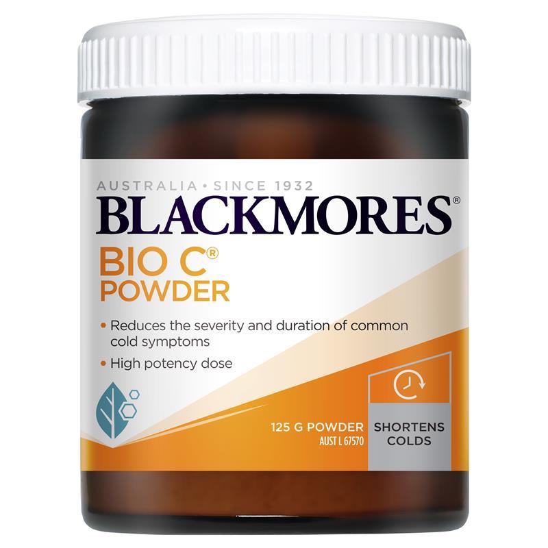 Bột Vitamin C Blackmores Bio C Vitamin C Immune Support Powder 125g, giúp tăng cường miễn dịch