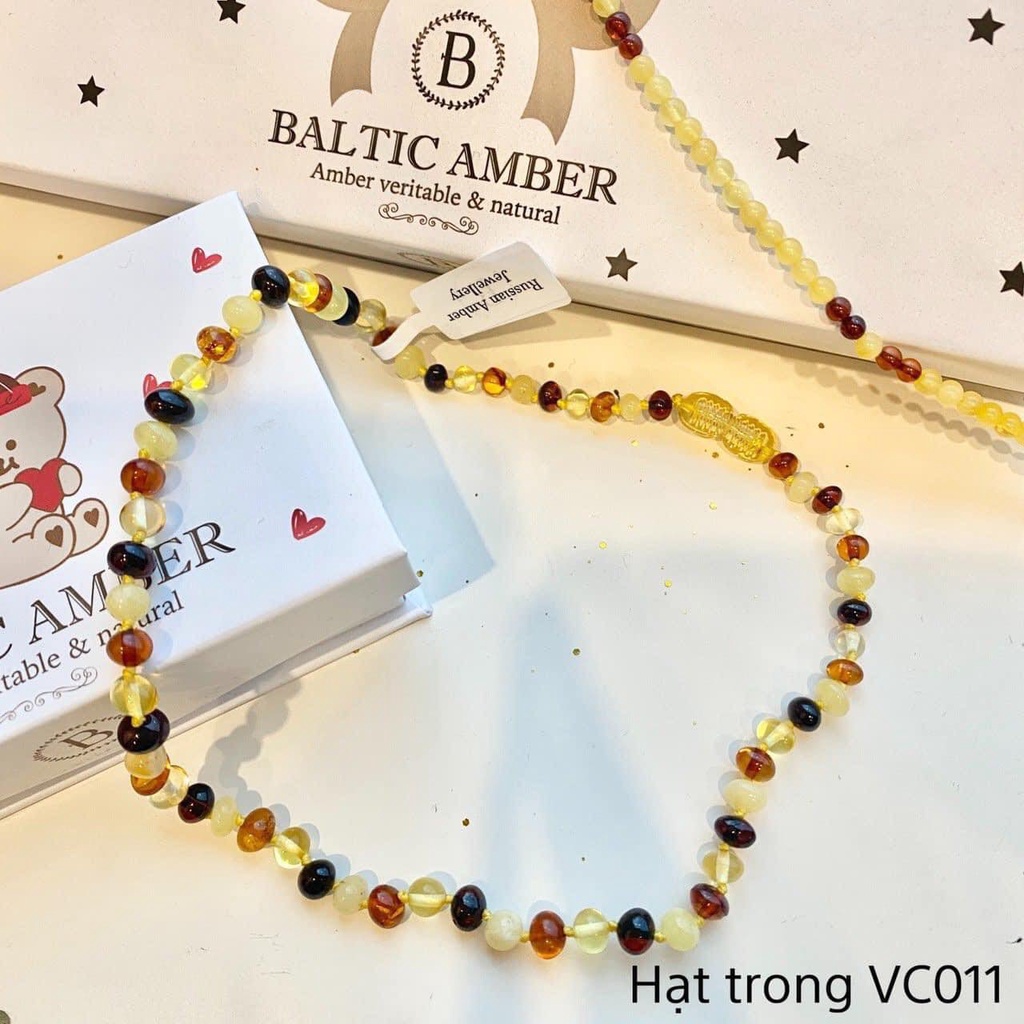 Vòng tay cổ hổ phách Amber Nga tốt nhất thế giới chế tác tại xưởng mamg lại may mắn tốt đẹp cho con cao cấp chất lượng