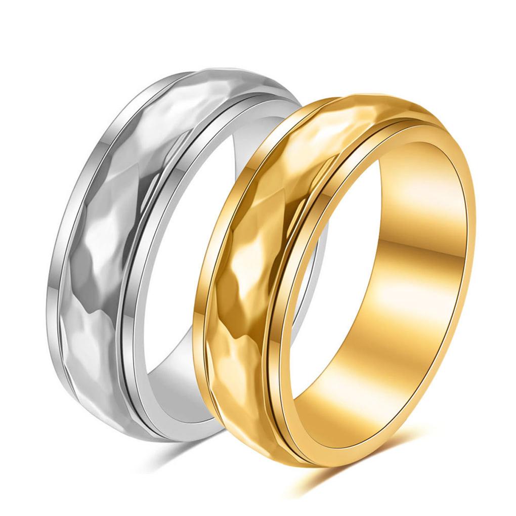 (runbu) Nhẫn Đeo Ngón Tay Màu Trơn Khối Lượng Nhẹ Bền Bỉ Có Thể Tháo Rời Làm Quà Tặng Lễ