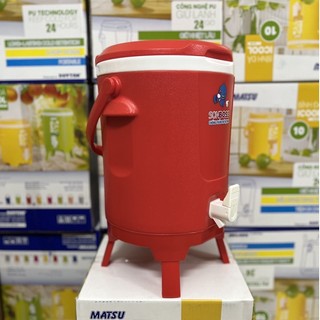Bình nước có vòi Matsu iCool, Bình đá giữ nhiệt 10 lít Duy Tân