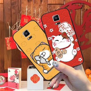 Ốp lưng samsung note 3 / note 4 / note 5 in hình mèo thần tài may mắn mẫu mới tết này