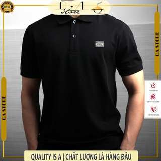 Áo thun có cổ polo nam ngắn tay LC0064 chất cá sấu cotton mịn mát không xù lông form basic QA STORE VNXK