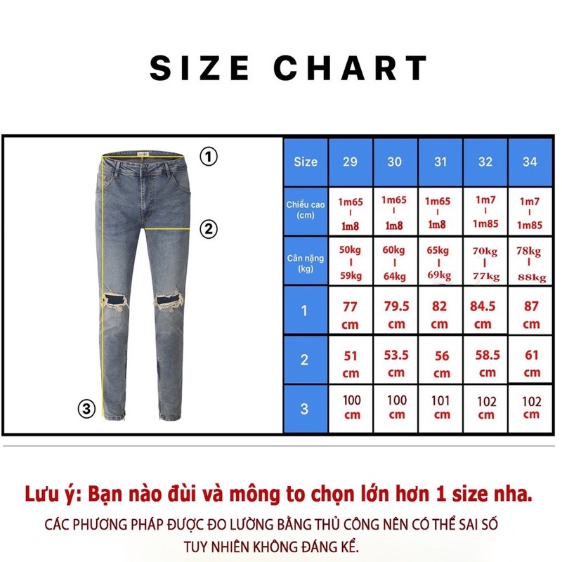Quần jean nam, quần bò nam biker cao cấp màu đen KQ43, form slimfit ôm vừa, chất jean co giãn thoải mái.