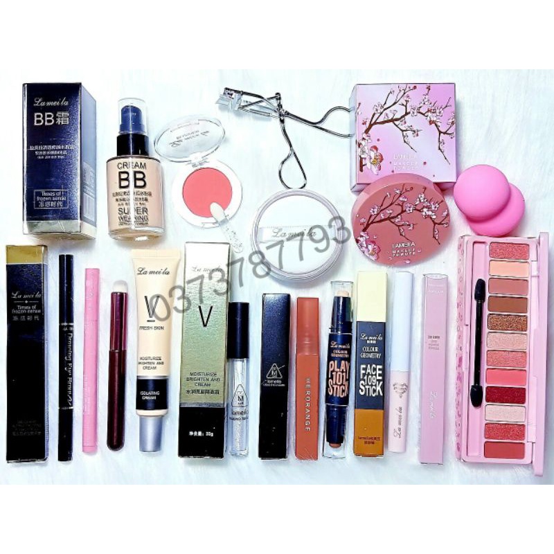 Bộ Trang Điểm Lameila 10 đến 14 sản phẩm cực kì xịn/ makeup lameila