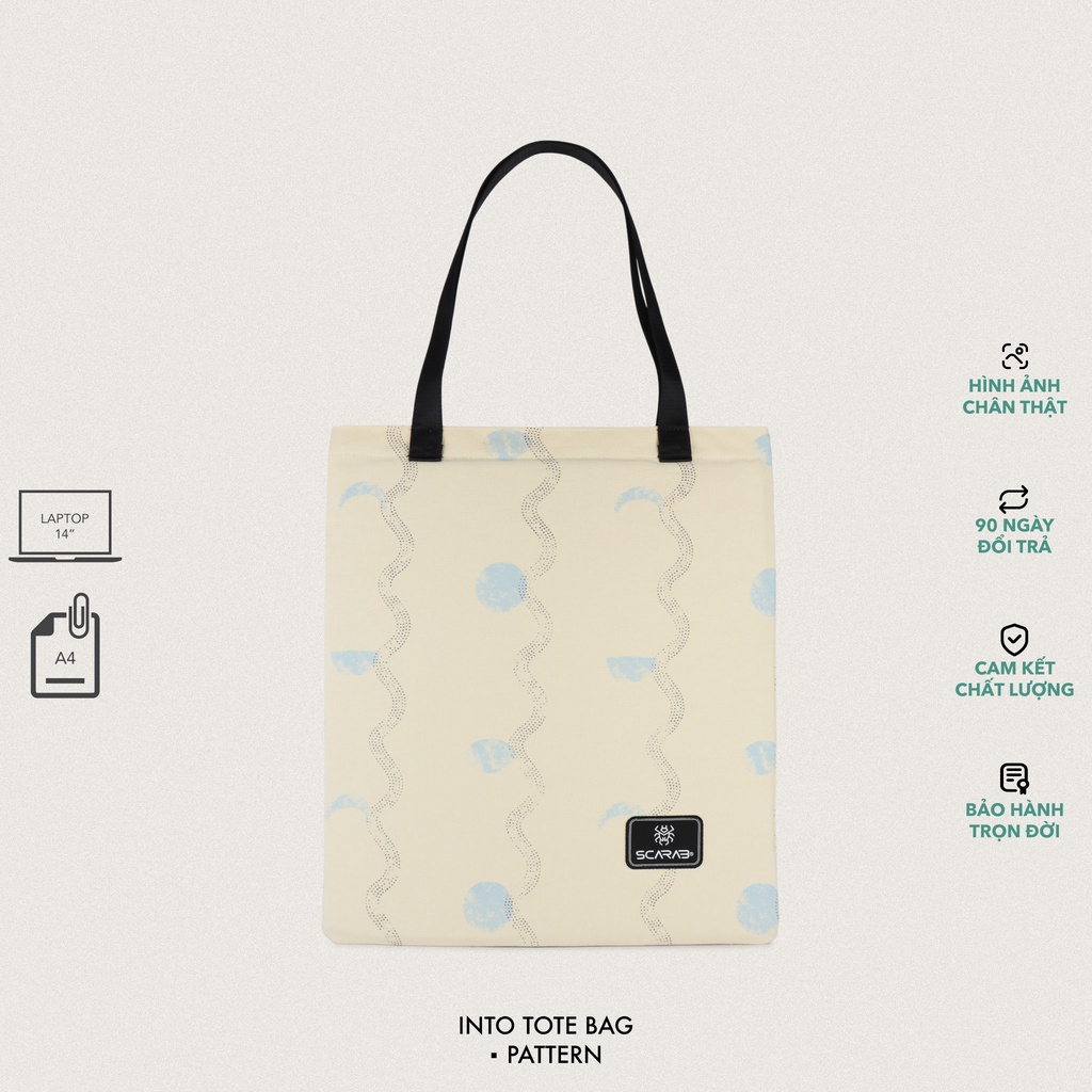 Túi Tote Vải SCARAB - INTO™ Tote Bag Unisex