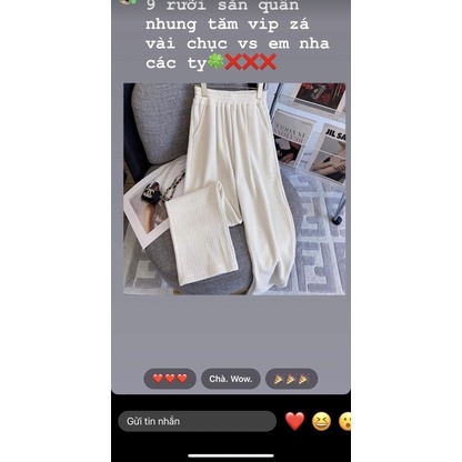 quần nhung tăm nữ