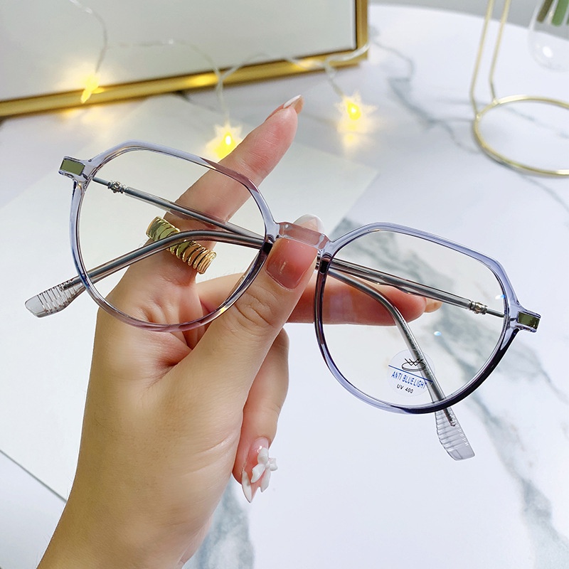 Kính Mát Gọng Hình Đa Giác Thời Trang Hàn Quốc Cho Nam Nữ