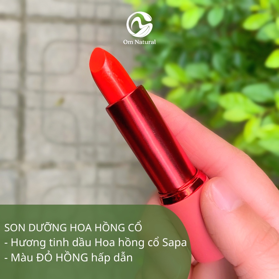 Son dưỡng môi Gấc Tía tô Om
