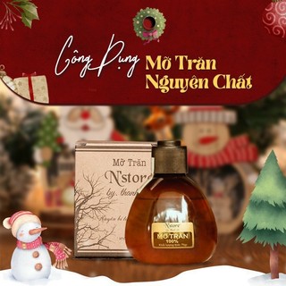Mỡ trăn nguyên chất n’store, mỡ trăn triệt lông, mỡ trăn mờ rạn, mỡ trăn dịu vết bỏng 75gr