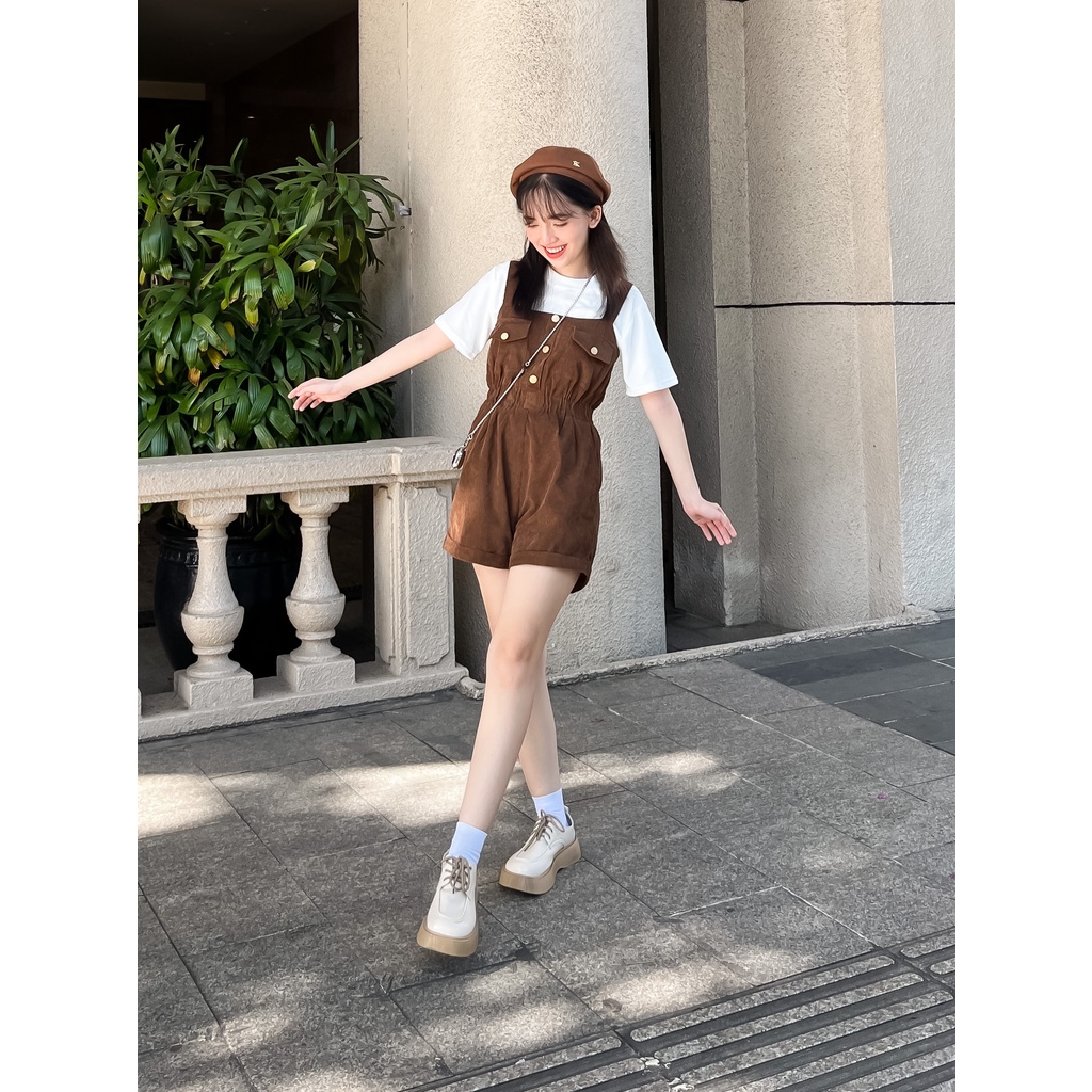 Yếm quần short THE C.I.U - Mellin Jumpsuit | BigBuy360 - bigbuy360.vn