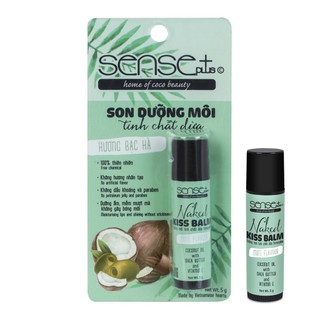 Son dưỡng môi mềm thiên nhiên sense plus hương bạc hà 5g