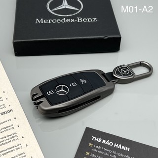 Vỏ ốp khoá xe hơi chìa smartkey ô tô mercedes benz, mẹc c, e, s, a, glc 4matic