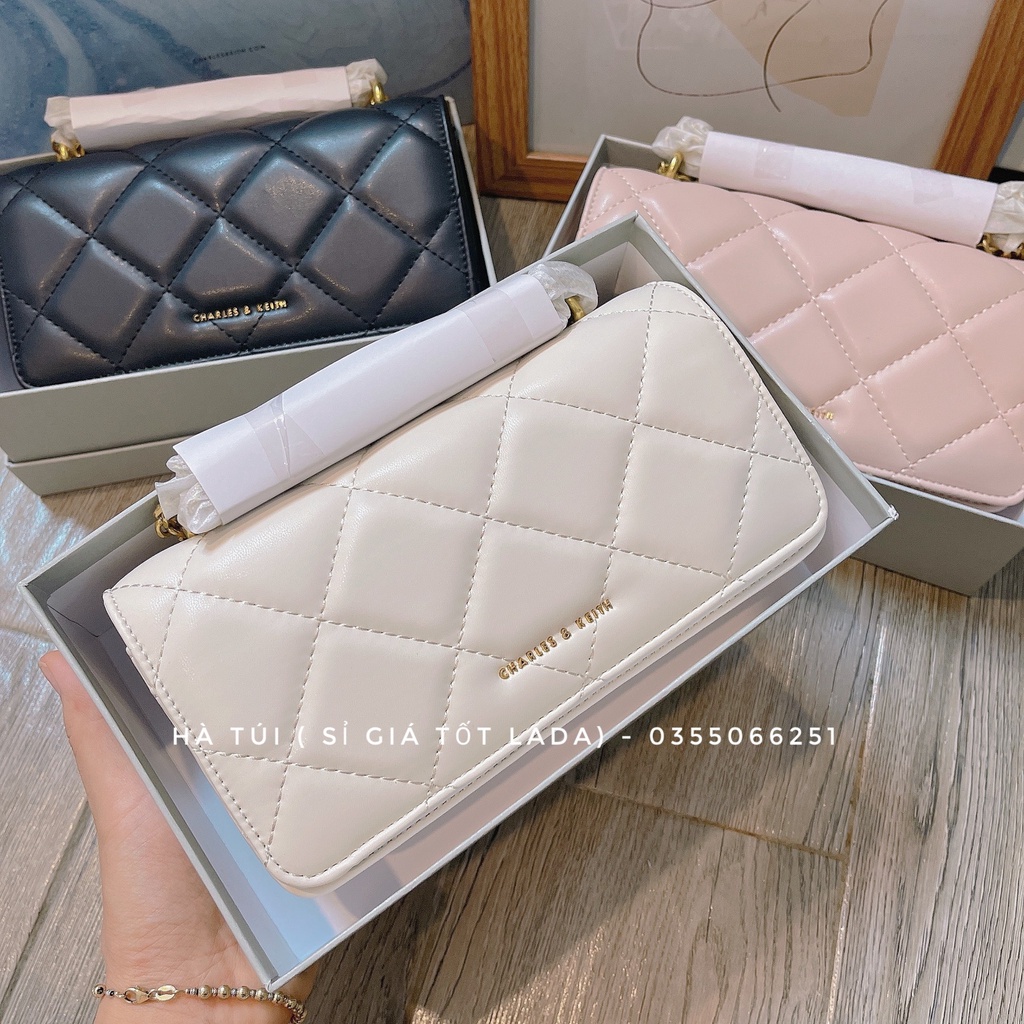 Túi Cê ka trám kèm dây đeo chéo ( Có hộp )