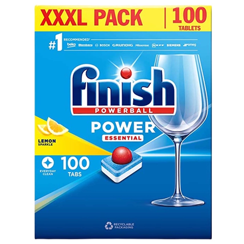 Viên rửa bát Finish 100 viên tổng hợp 3 in 1