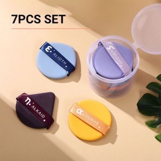 set 7 mút tán kem nền, tán phấn-AL