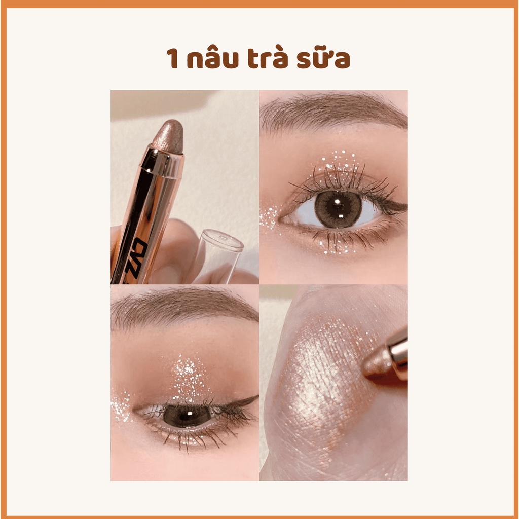 Bút phấn mắt nhũ mắt lấp lánh lâu trôi kim tuyến bắt sáng mịn hightlight Kissbeauty nội địa Trung