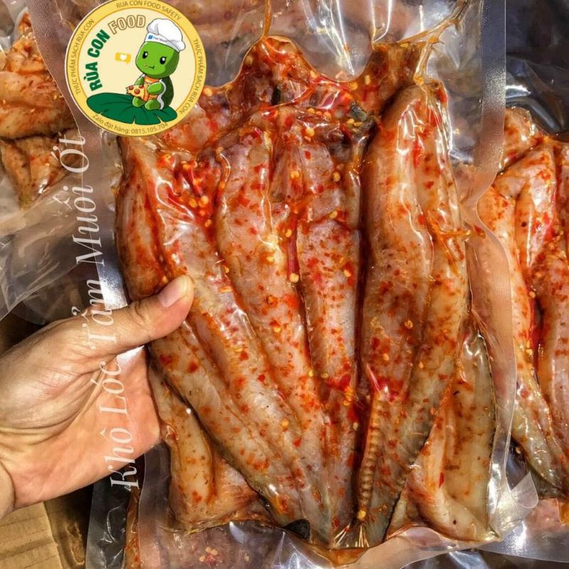 Khô cá lóc dẻo  - gói ép chân không 500gr