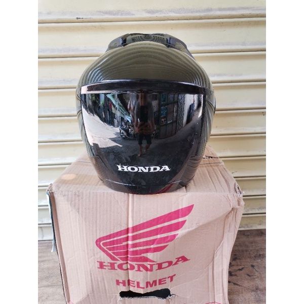 Nón Honda 3/4 mỏ vịt