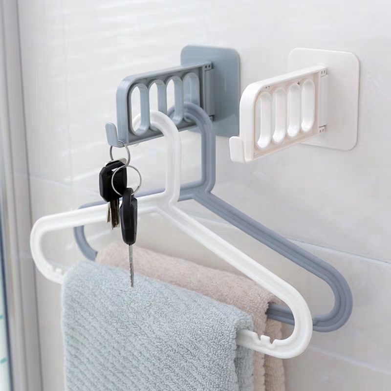 Móc dán tường 4 ô tiện dụng 8756