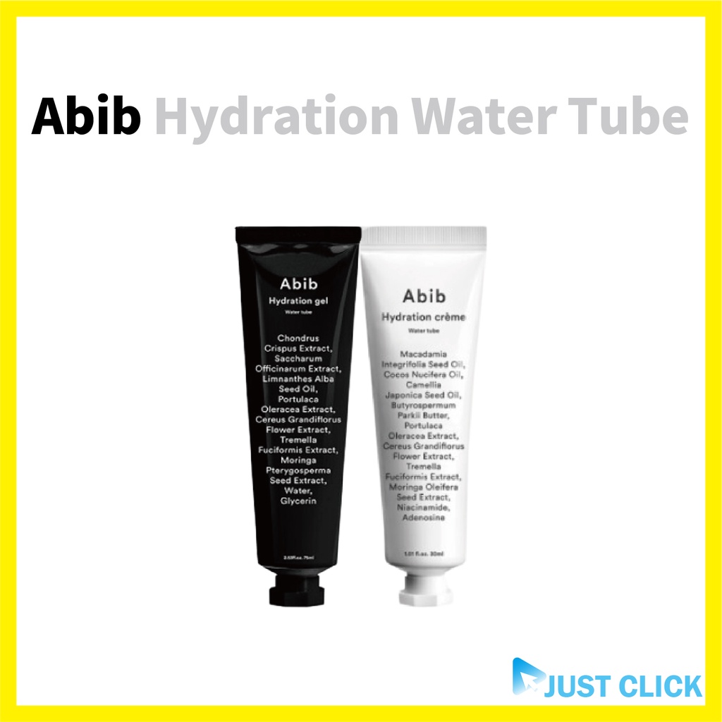 [Abib] Ống nước Gel dưỡng ẩm 75ml + Ống nước dưỡng ẩm Creme75ml #ABIB
