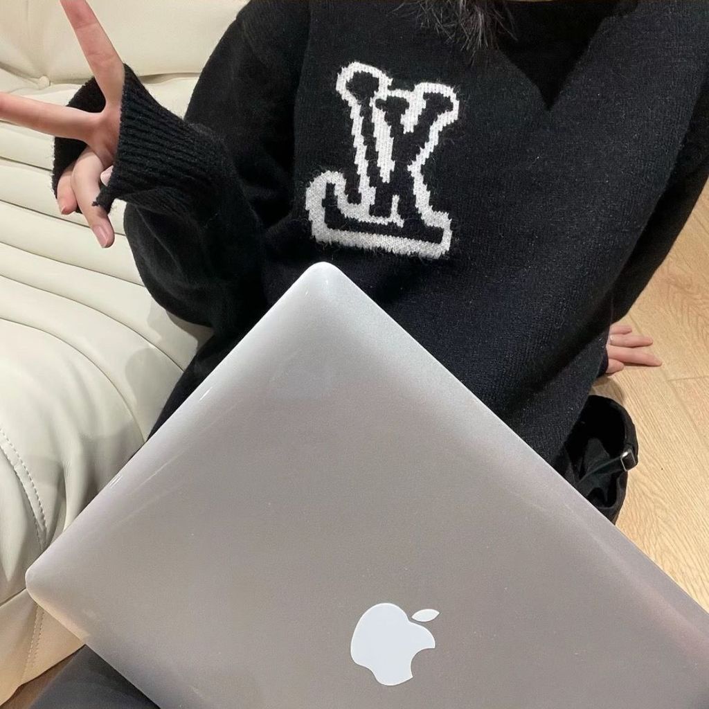 Hàng Có Sẵn!Lv!Áo Khoác Cardigan Dệt Kim Thiết Kế Mới Thời Trang Dành Cho Cặp Đôi