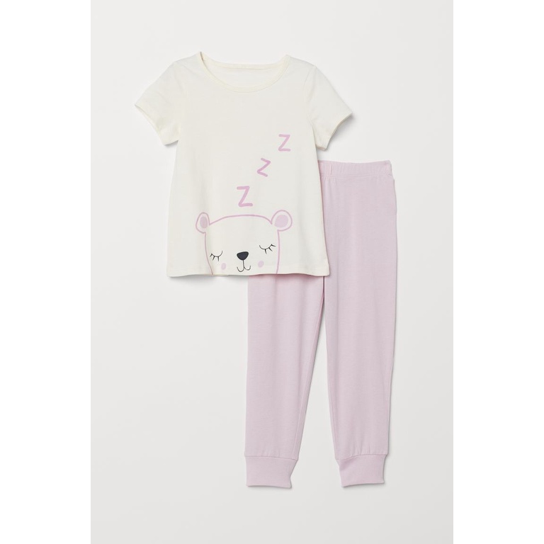 Set quần áo thỏ gấu Grow together HM H&M_hàng chính hãng authentic