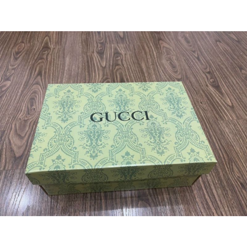 Combo hộp giày dép và bill Gci xanh lá