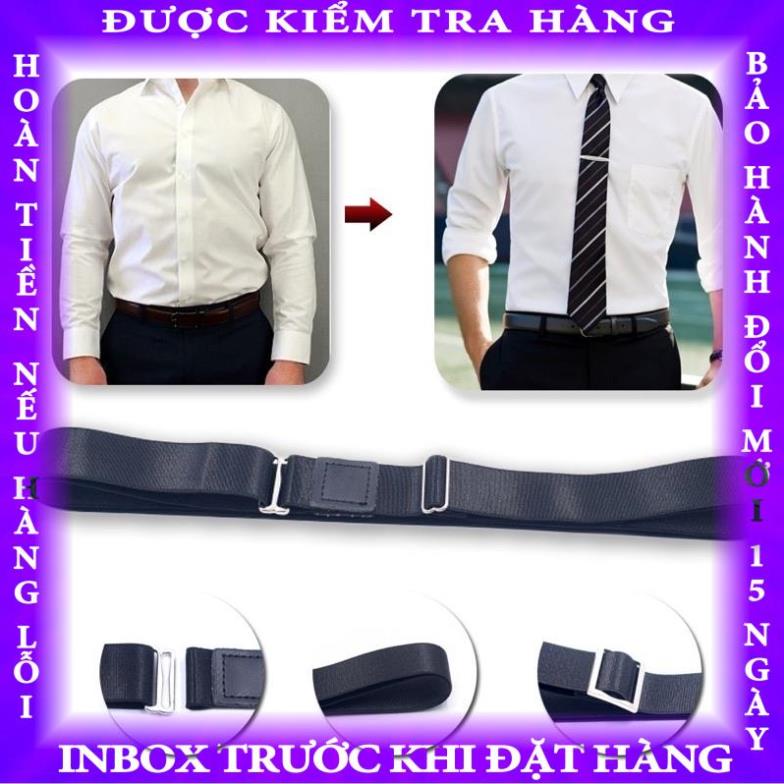 Đai giữ áo sơ mi thẳng khi sơ vin đóng thùng shirt stay - nịt thít áo sơ mi co giãn cho nam nữ Meo shop hogdieu