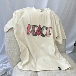 Áo thun nữ Oversize TShirt PEACE LOVEKIUTEE