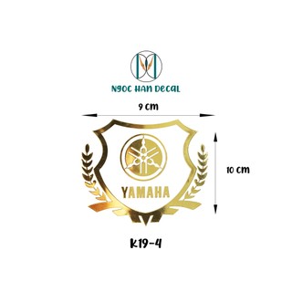 Tem Nổi Logo Yamaha Siêu Đẹp