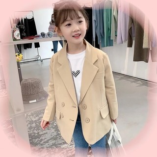Áo khoác blazer thời trang xuân thu phong cách hàn quốc dành cho bé gái