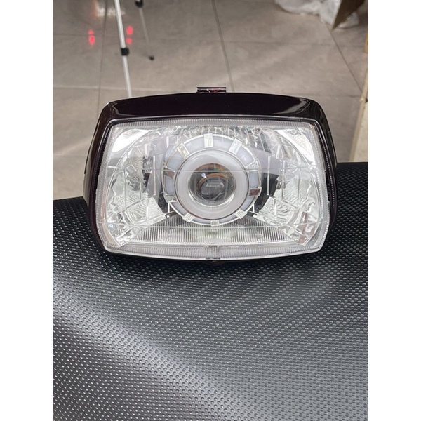 Bộ pha đèn led bi cầu siêu đẹp cho xe Dream - Cả Bộ Bóng Và Pha Đèn