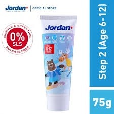 Combo 2 Kem đánh răng jordan cho bé Step 2 (6-12 TUỔI)