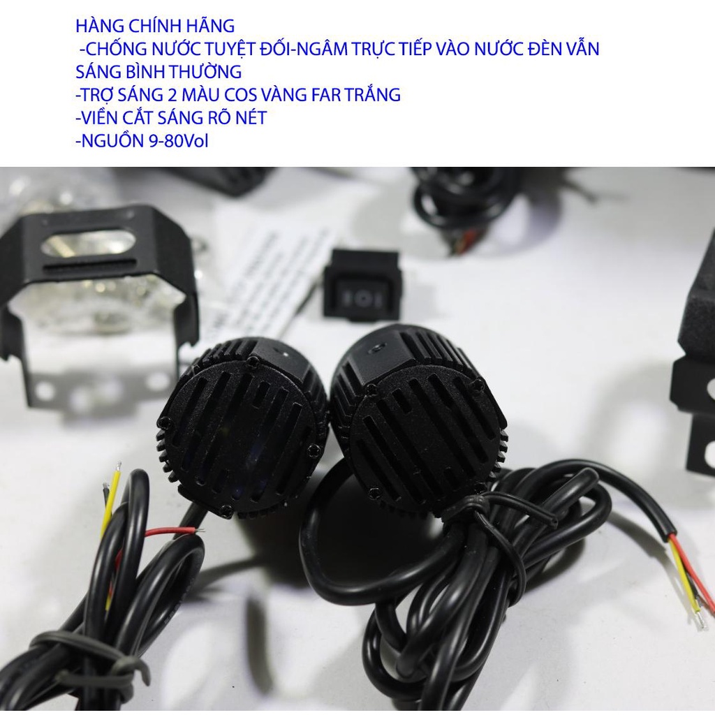 [Full hộp 2 bóng] Led mini 2 màu LOẠI 1 Chính hãng tặng công tắc-Bảo hành 6 tháng bởi shop  Racing_Boy6789