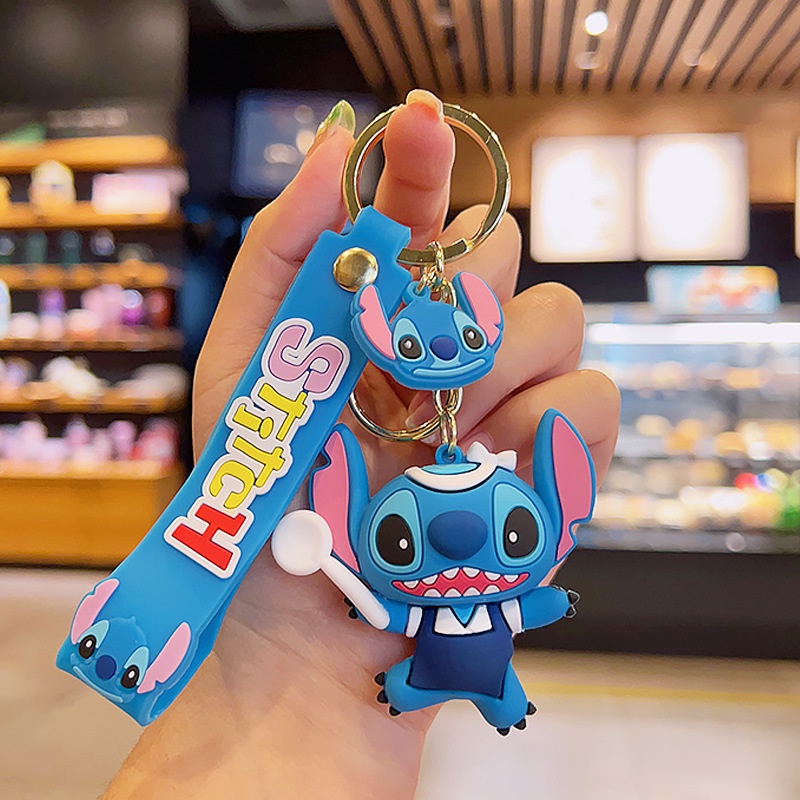 Móc Khóa Hình Nhân Vật Lilo & Stitch Dễ Thương