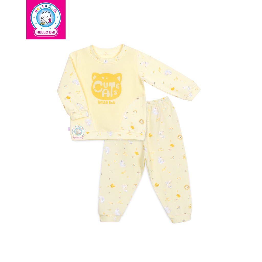 Bộ dài bo bé gái BA1387 - HELLO BnB