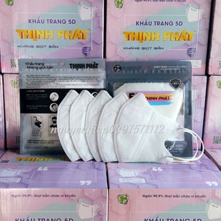 10 Chiếc Khẩu Trang 5D Thịnh Phát 3 Lớp Kháng Khuẩn
