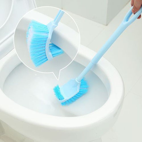 CỌ BỒN CẦU TOILET 2 ĐẦU CHÀ VỆ SINH NHÀ TẮM CÁN DÀI LÔNG CHỔI MỀM BẰNG NHỰA CAO CẤP SUNMART24H B103