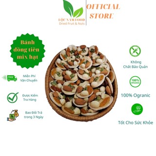 Bánh hạt dinh dưỡng,bánh ăn kiêng,bánh đồng tiền mix hạt dinh dưỡng nhà làm an toàn vệ sinh thực phẩm,hủ 400g